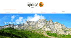 Desktop Screenshot of haus-kreidl.at